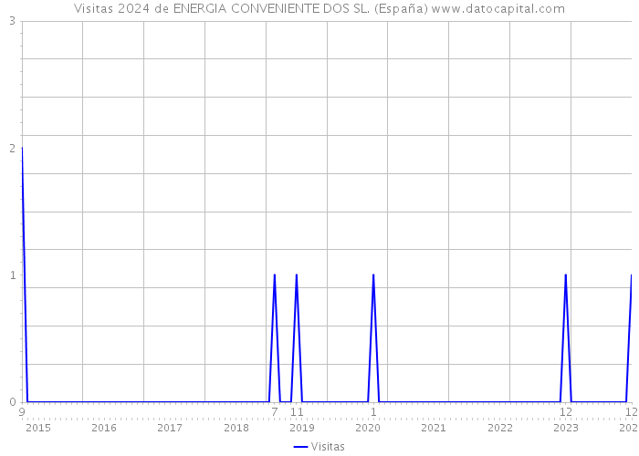 Visitas 2024 de ENERGIA CONVENIENTE DOS SL. (España) 