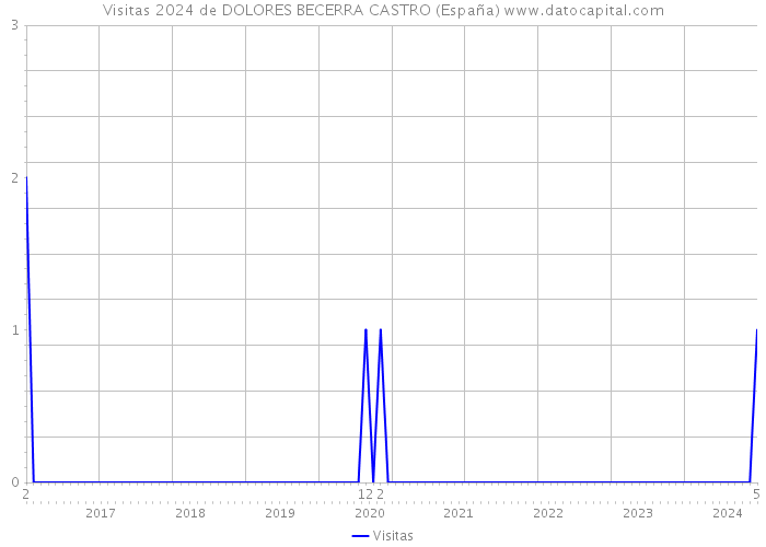 Visitas 2024 de DOLORES BECERRA CASTRO (España) 