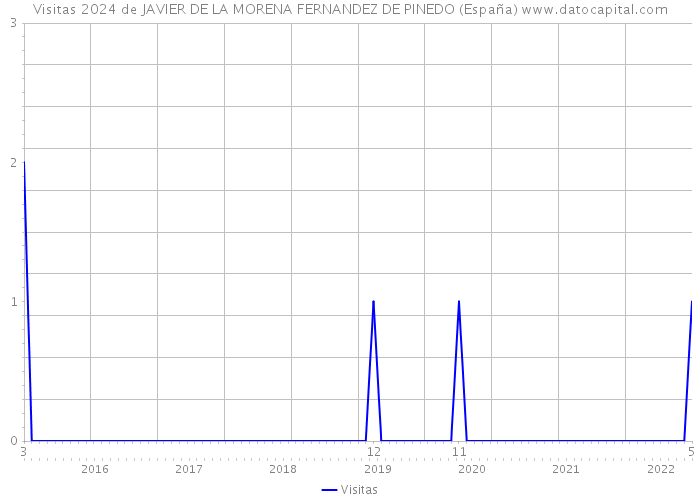 Visitas 2024 de JAVIER DE LA MORENA FERNANDEZ DE PINEDO (España) 
