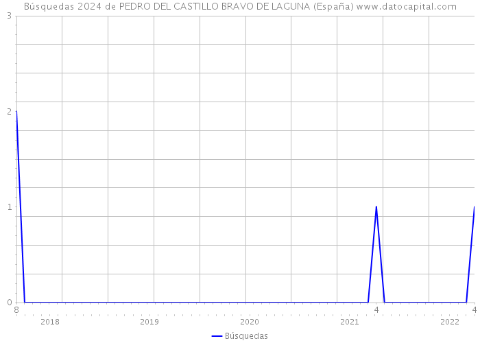 Búsquedas 2024 de PEDRO DEL CASTILLO BRAVO DE LAGUNA (España) 