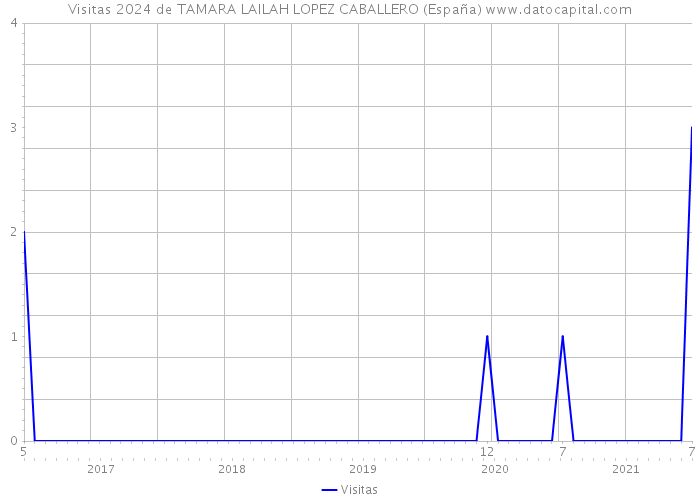 Visitas 2024 de TAMARA LAILAH LOPEZ CABALLERO (España) 