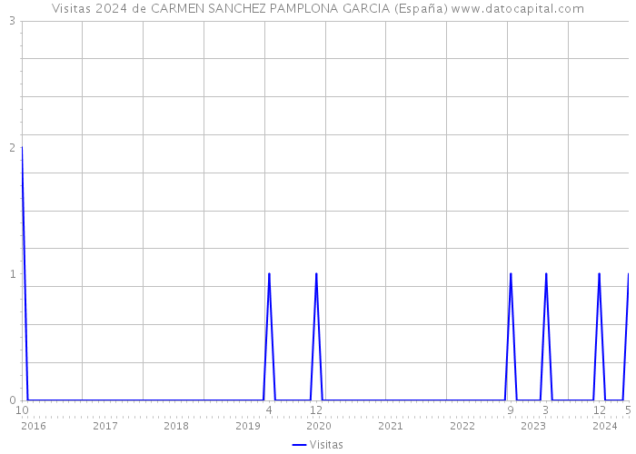 Visitas 2024 de CARMEN SANCHEZ PAMPLONA GARCIA (España) 