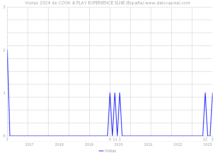 Visitas 2024 de COOK & PLAY EXPERIENCE SLNE (España) 