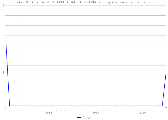 Visitas 2024 de CARMEN BARELLA BADENES MARIA DEL (España) 