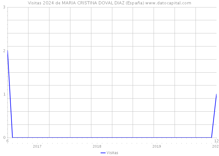 Visitas 2024 de MARIA CRISTINA DOVAL DIAZ (España) 