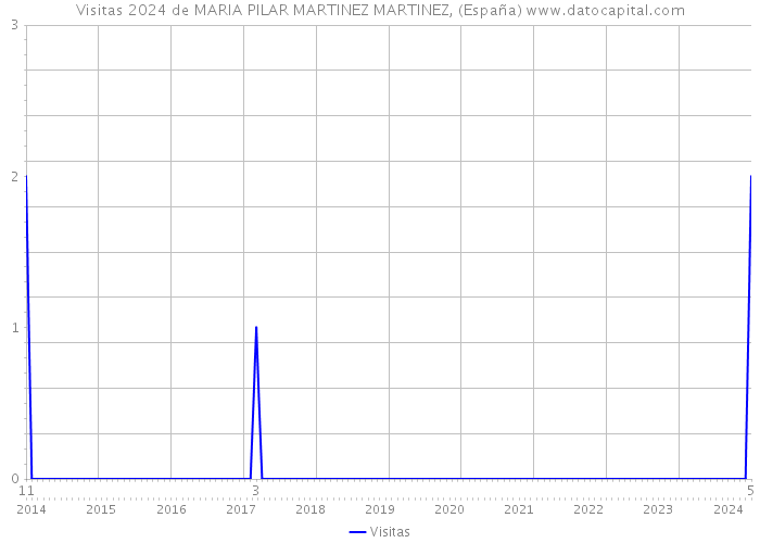 Visitas 2024 de MARIA PILAR MARTINEZ MARTINEZ, (España) 