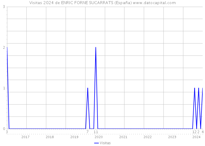 Visitas 2024 de ENRIC FORNE SUCARRATS (España) 