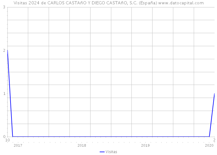 Visitas 2024 de CARLOS CASTAñO Y DIEGO CASTAñO, S.C. (España) 