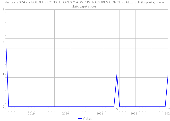 Visitas 2024 de BOLDEUS CONSULTORES Y ADMINISTRADORES CONCURSALES SLP (España) 