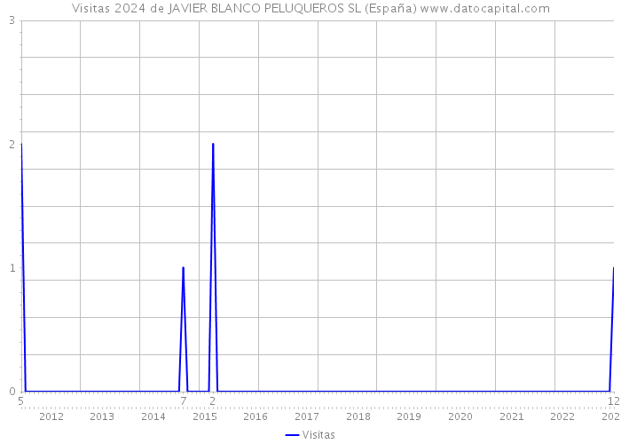 Visitas 2024 de JAVIER BLANCO PELUQUEROS SL (España) 