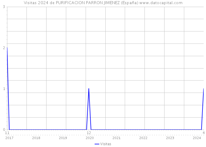 Visitas 2024 de PURIFICACION PARRON JIMENEZ (España) 