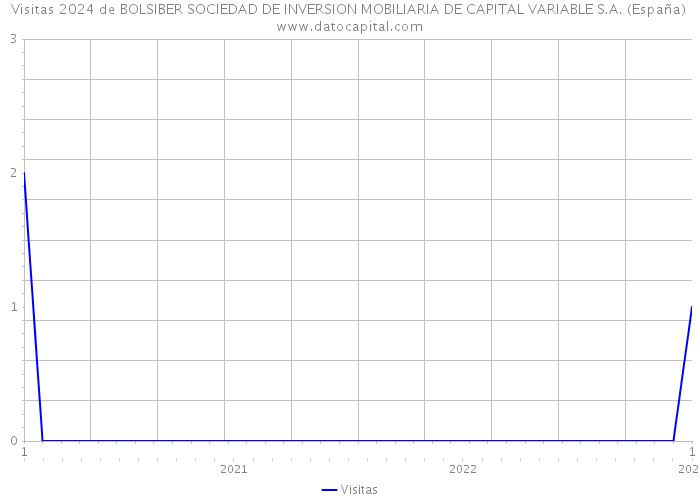 Visitas 2024 de BOLSIBER SOCIEDAD DE INVERSION MOBILIARIA DE CAPITAL VARIABLE S.A. (España) 