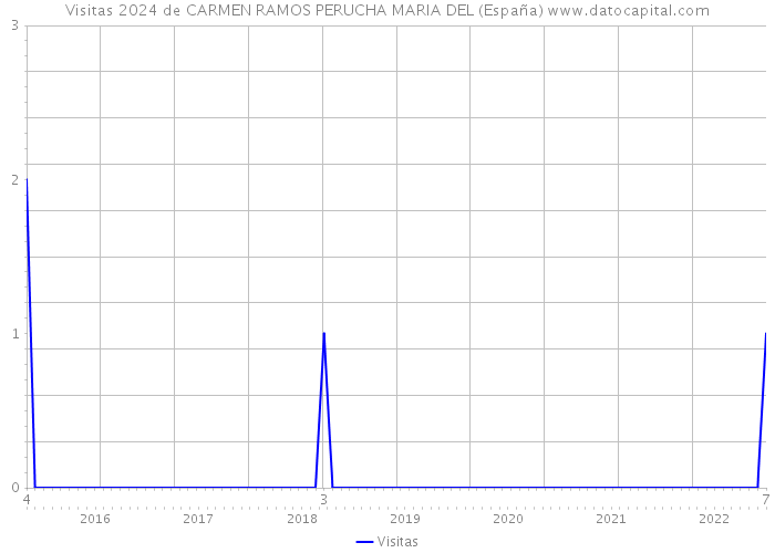 Visitas 2024 de CARMEN RAMOS PERUCHA MARIA DEL (España) 