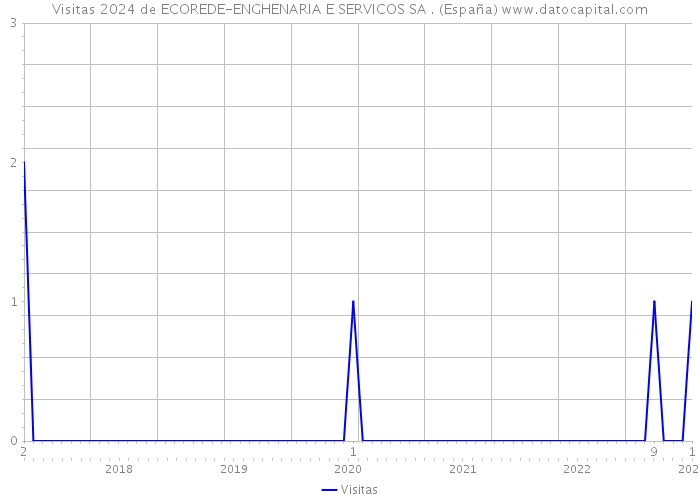Visitas 2024 de ECOREDE-ENGHENARIA E SERVICOS SA . (España) 