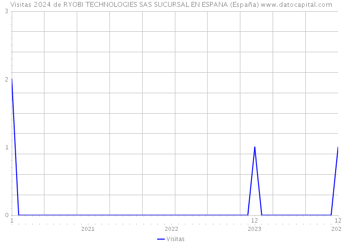 Visitas 2024 de RYOBI TECHNOLOGIES SAS SUCURSAL EN ESPANA (España) 