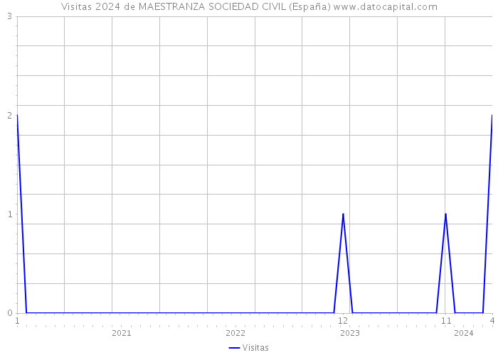 Visitas 2024 de MAESTRANZA SOCIEDAD CIVIL (España) 