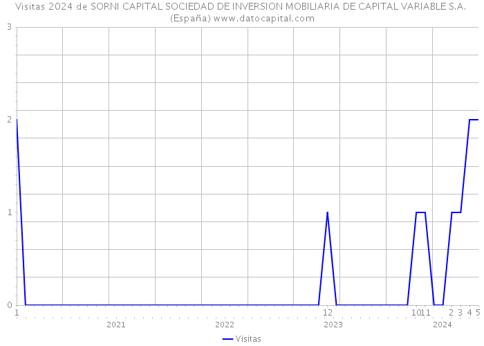 Visitas 2024 de SORNI CAPITAL SOCIEDAD DE INVERSION MOBILIARIA DE CAPITAL VARIABLE S.A. (España) 