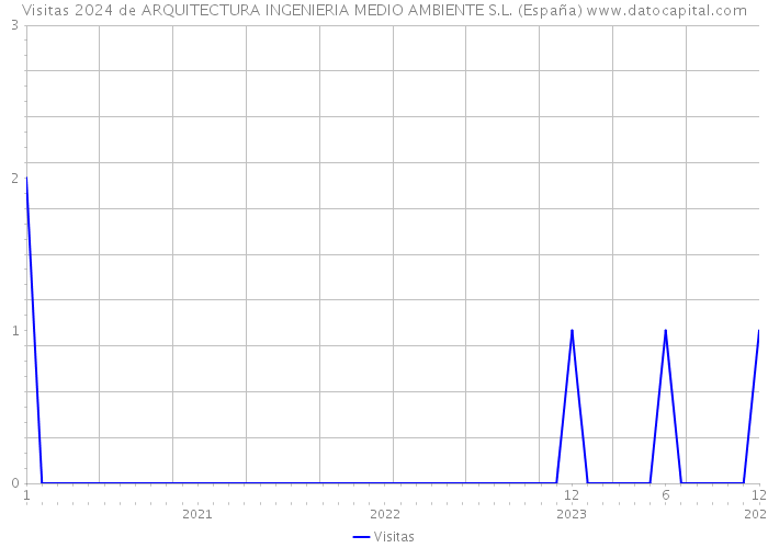 Visitas 2024 de ARQUITECTURA INGENIERIA MEDIO AMBIENTE S.L. (España) 