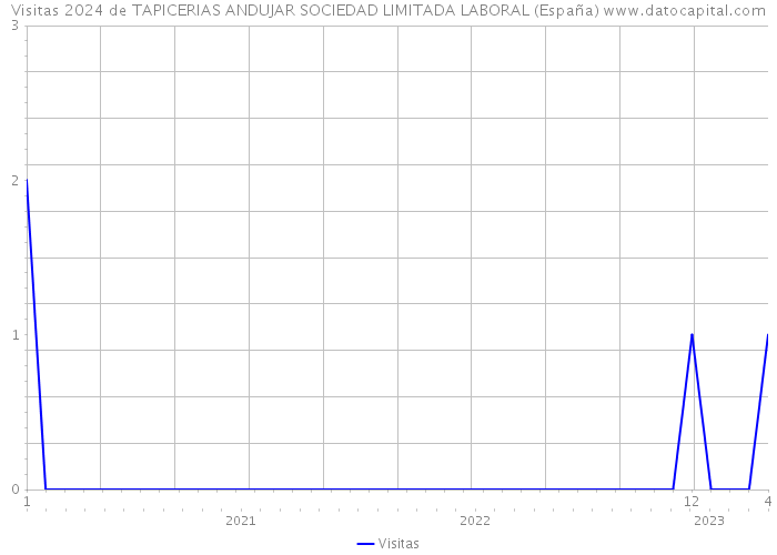 Visitas 2024 de TAPICERIAS ANDUJAR SOCIEDAD LIMITADA LABORAL (España) 
