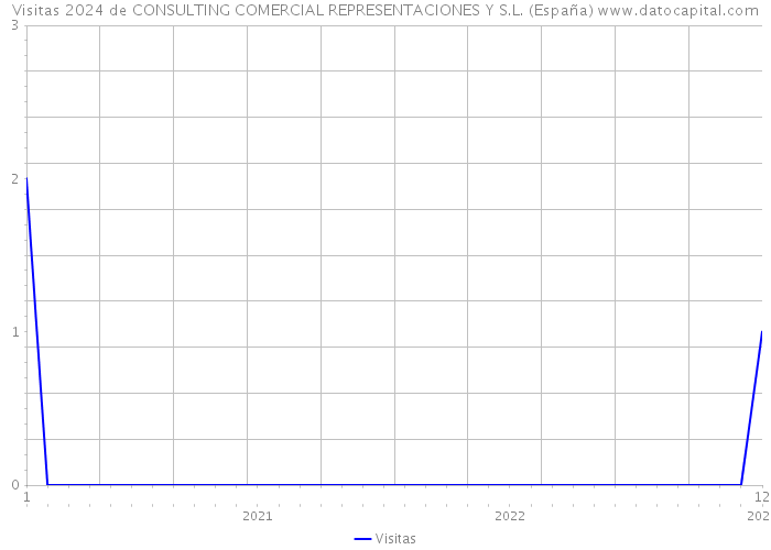 Visitas 2024 de CONSULTING COMERCIAL REPRESENTACIONES Y S.L. (España) 