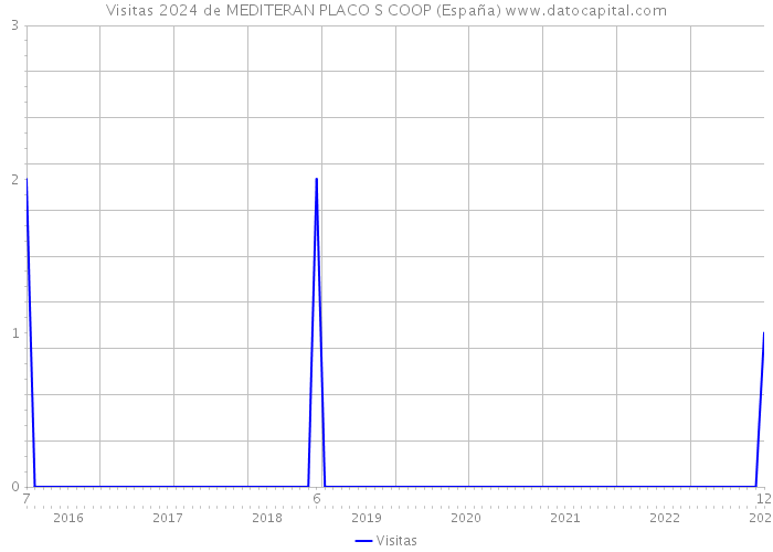 Visitas 2024 de MEDITERAN PLACO S COOP (España) 
