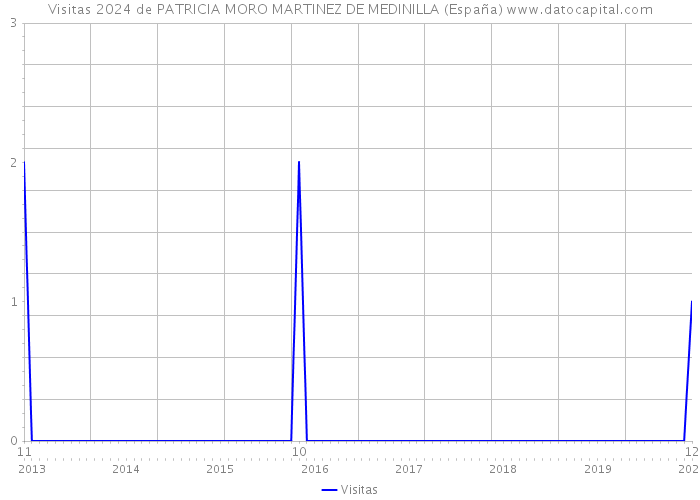 Visitas 2024 de PATRICIA MORO MARTINEZ DE MEDINILLA (España) 