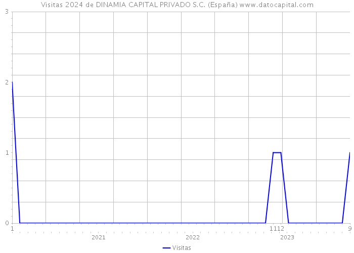 Visitas 2024 de DINAMIA CAPITAL PRIVADO S.C. (España) 