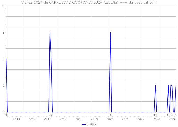 Visitas 2024 de CARPE SDAD COOP ANDALUZA (España) 