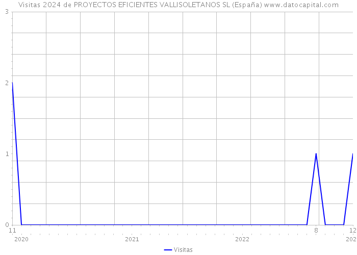 Visitas 2024 de PROYECTOS EFICIENTES VALLISOLETANOS SL (España) 