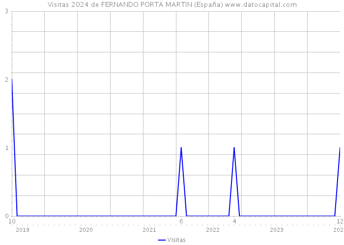 Visitas 2024 de FERNANDO PORTA MARTIN (España) 