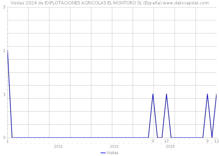 Visitas 2024 de EXPLOTACIONES AGRICOLAS EL MONTORO SL (España) 