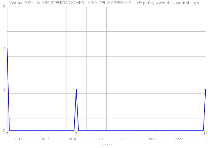 Visitas 2024 de ASSISTENCIA DOMICILIARIA DEL MARESMA S.L. (España) 