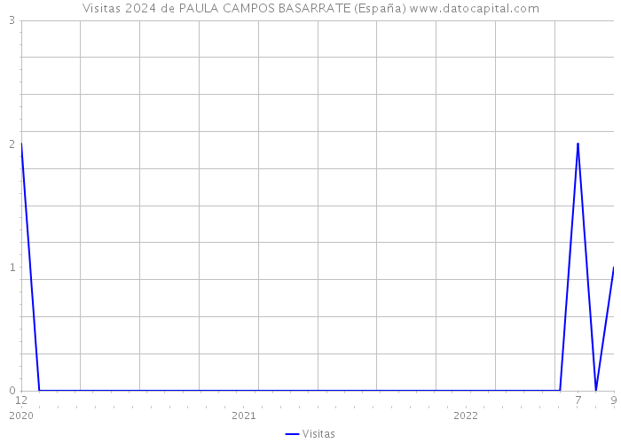 Visitas 2024 de PAULA CAMPOS BASARRATE (España) 