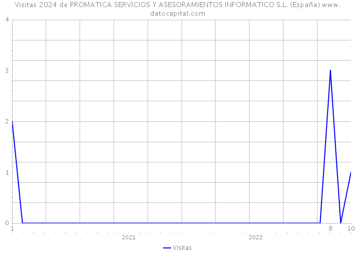 Visitas 2024 de PROMATICA SERVICIOS Y ASESORAMIENTOS INFORMATICO S.L. (España) 