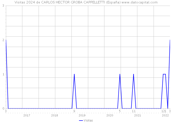 Visitas 2024 de CARLOS HECTOR GROBA CAPPELLETTI (España) 