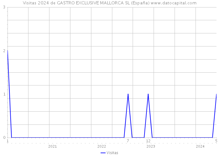 Visitas 2024 de GASTRO EXCLUSIVE MALLORCA SL (España) 