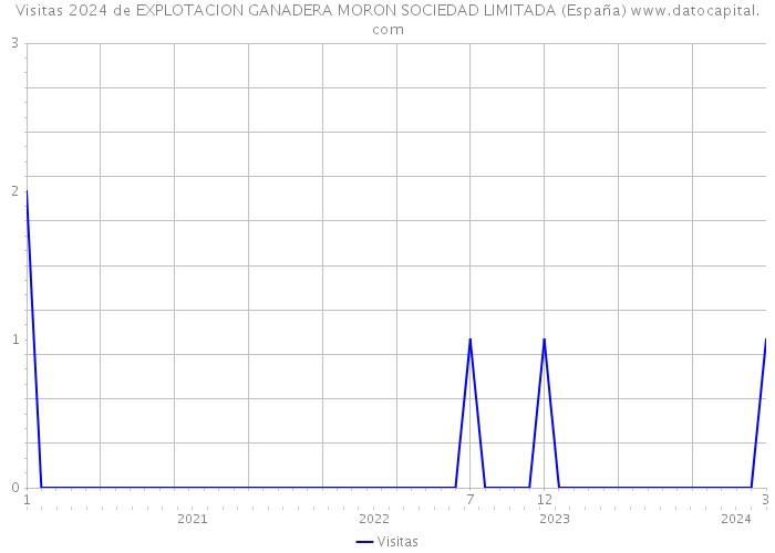Visitas 2024 de EXPLOTACION GANADERA MORON SOCIEDAD LIMITADA (España) 