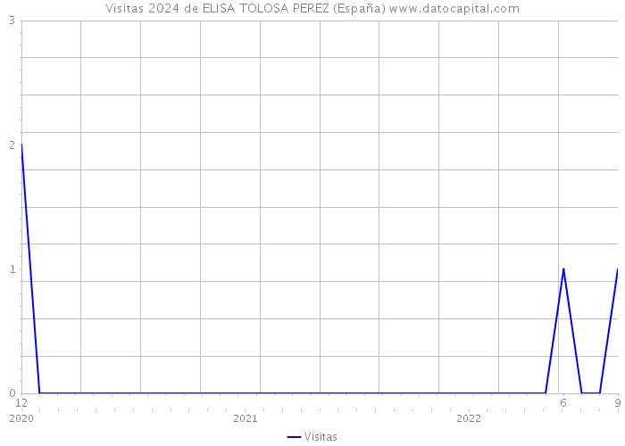 Visitas 2024 de ELISA TOLOSA PEREZ (España) 