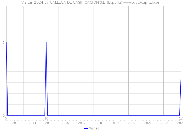 Visitas 2024 de GALLEGA DE GASIFICACION S.L. (España) 