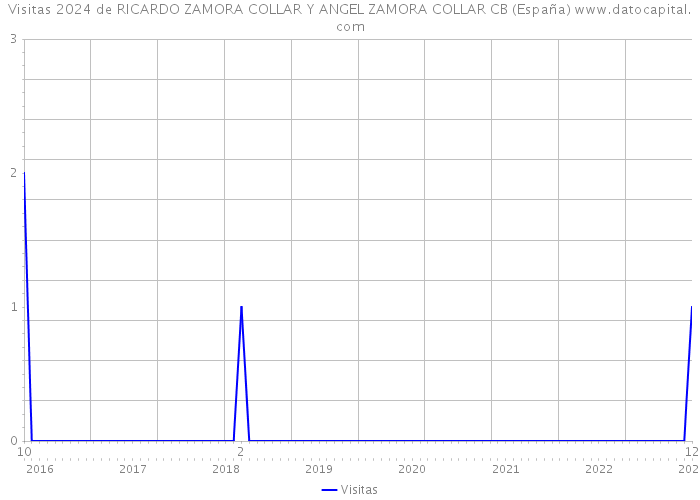 Visitas 2024 de RICARDO ZAMORA COLLAR Y ANGEL ZAMORA COLLAR CB (España) 