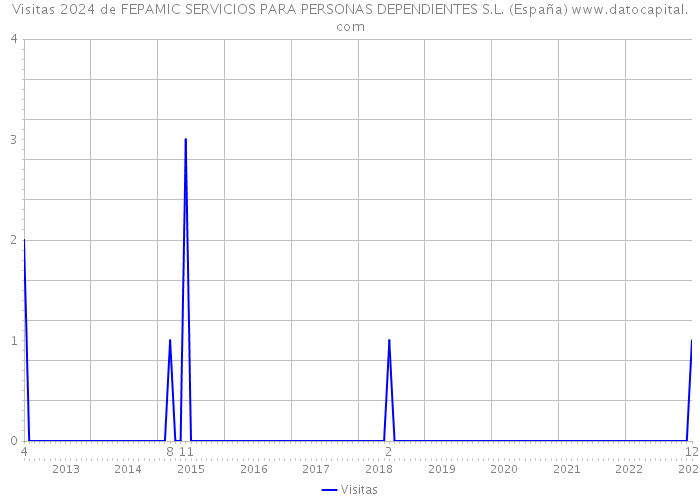 Visitas 2024 de FEPAMIC SERVICIOS PARA PERSONAS DEPENDIENTES S.L. (España) 