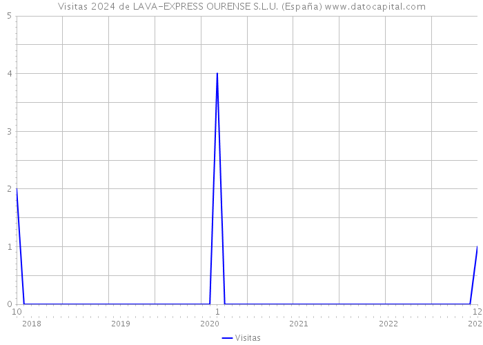Visitas 2024 de LAVA-EXPRESS OURENSE S.L.U. (España) 