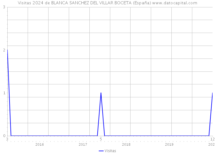Visitas 2024 de BLANCA SANCHEZ DEL VILLAR BOCETA (España) 