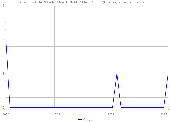 Visitas 2024 de ROSARIO MALDONADO MARTORELL (España) 