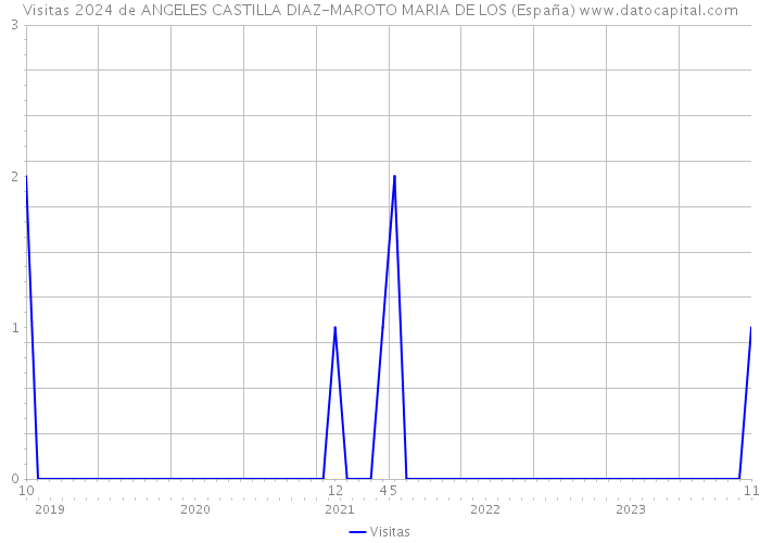 Visitas 2024 de ANGELES CASTILLA DIAZ-MAROTO MARIA DE LOS (España) 