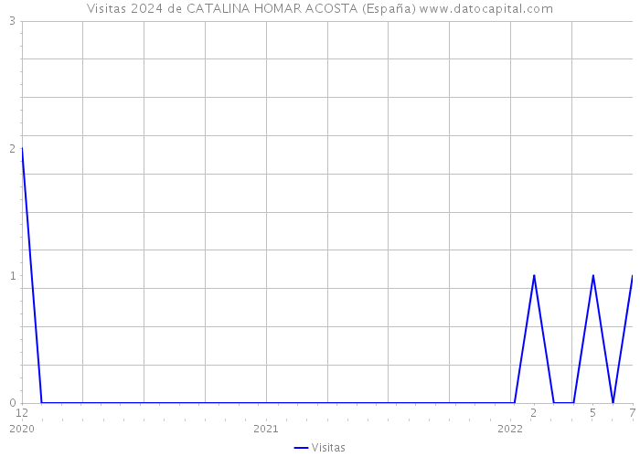 Visitas 2024 de CATALINA HOMAR ACOSTA (España) 