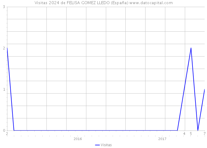 Visitas 2024 de FELISA GOMEZ LLEDO (España) 