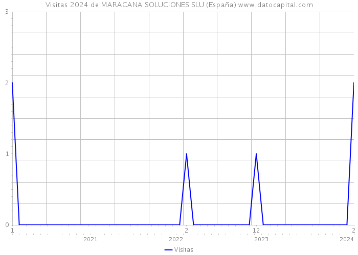 Visitas 2024 de MARACANA SOLUCIONES SLU (España) 