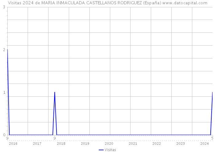 Visitas 2024 de MARIA INMACULADA CASTELLANOS RODRIGUEZ (España) 