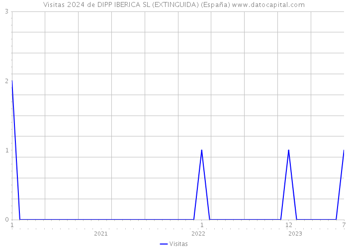 Visitas 2024 de DIPP IBERICA SL (EXTINGUIDA) (España) 